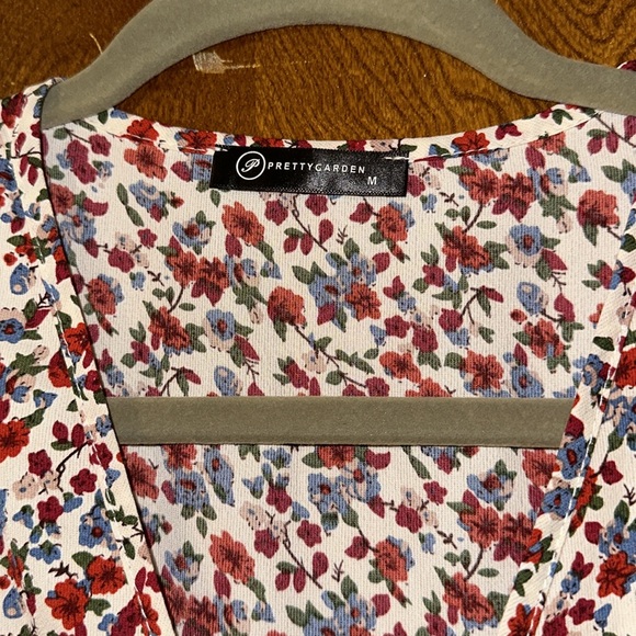 PRETTYGARDEN Wrap Boho Floral Maxi Dress - Picture 14 of 17